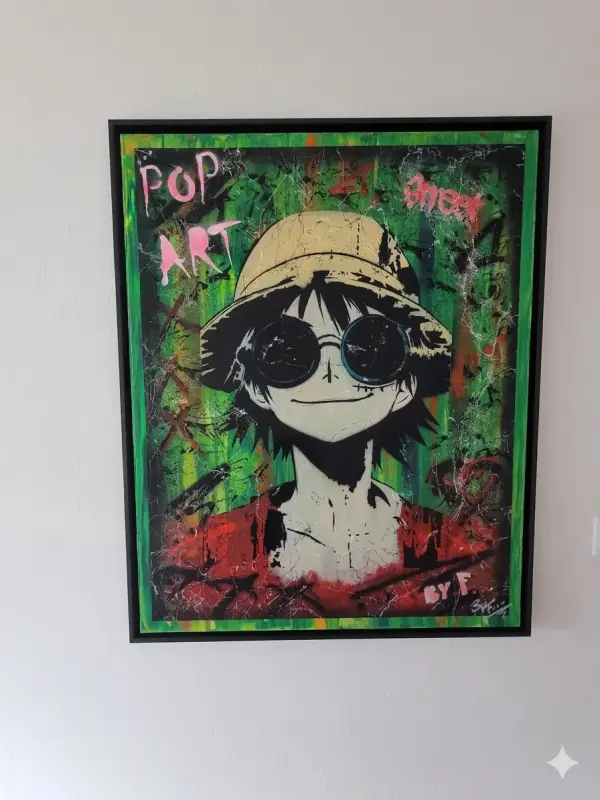 Image principale de Luffy street art